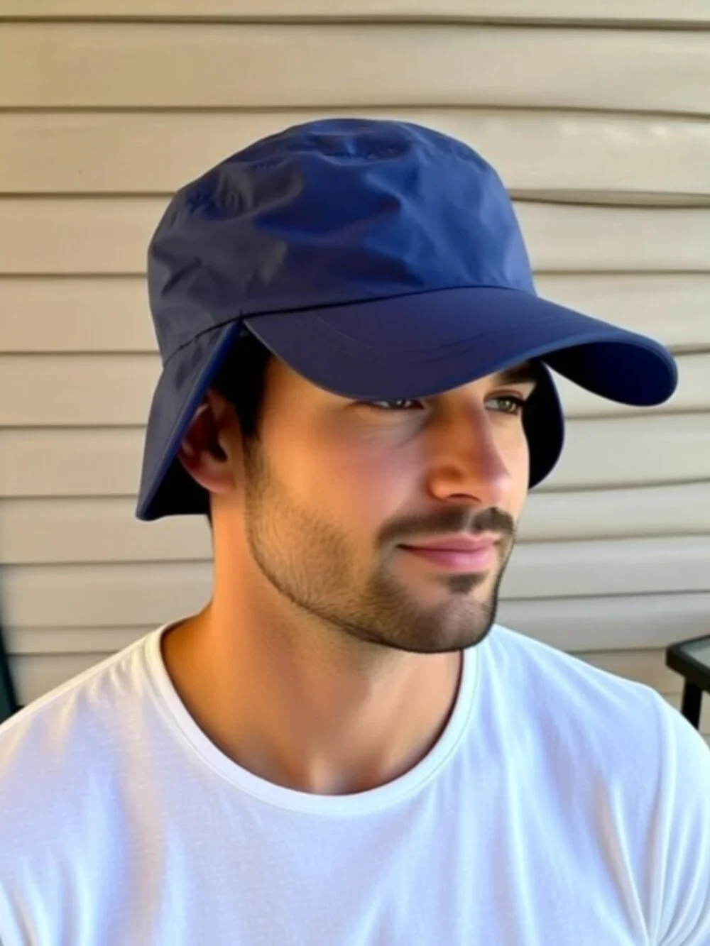 Lands End Bomber Flap Hat Unisex S/M (B35)